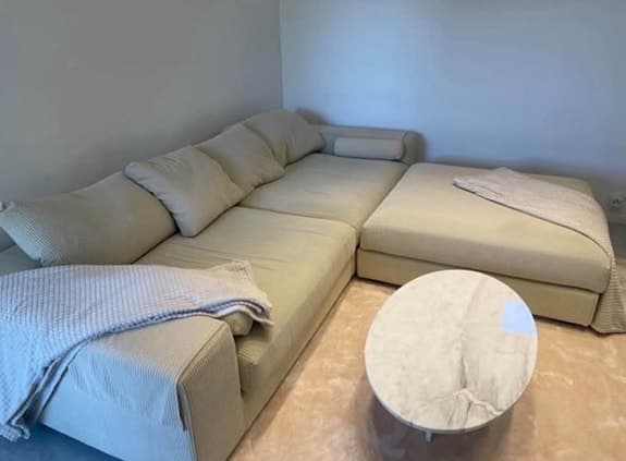 Ovvio INFINITY 4-sits modulsoffa beige Manchester