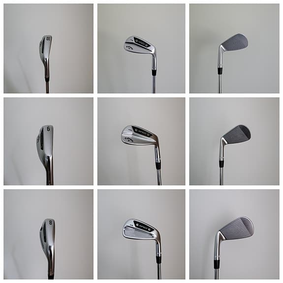 Golfklubbor järnset Callaway Apex 24 MB+CB komboset s400-skaft