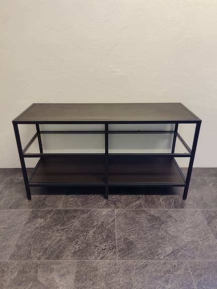 IKEA Vittsjö tv-bänk svart