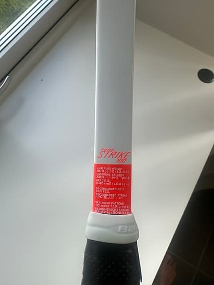 Babolat Pure Strike tennisracket 100sgi 16/19