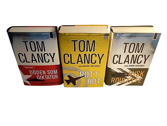 Tom Clancy - Döden som diktator, Rött hot, Rysk roulette - stora Clancy paketet!