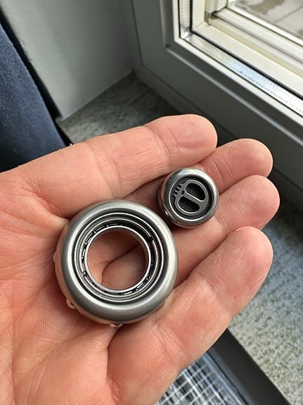 Lautie EDC metall fidget spinner grå
