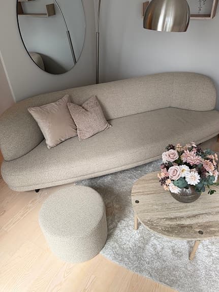 Grace soffa + puff | mycket fint skick
