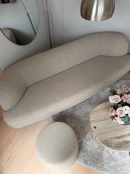 Grace soffa + puff | mycket fint skick