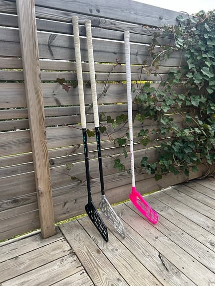 Unihoc mid 27 flex, Salming carbon pro
