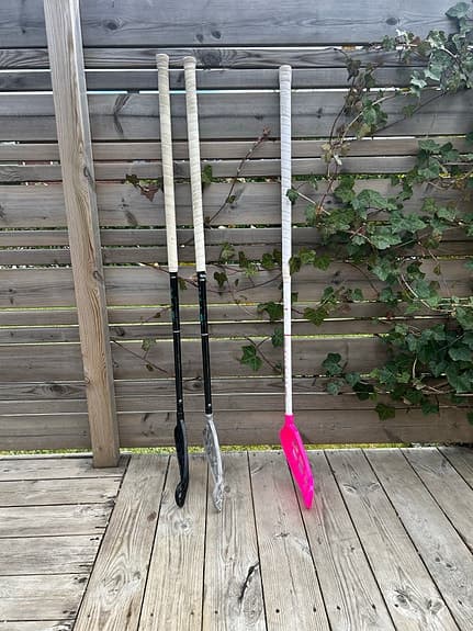 Unihoc mid 27 flex, Salming carbon pro