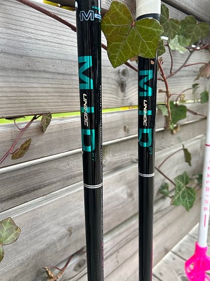Unihoc mid 27 flex, Salming carbon pro