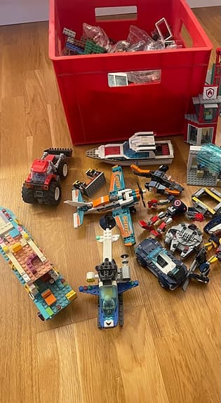 LEGO City blandade fordon och byggset