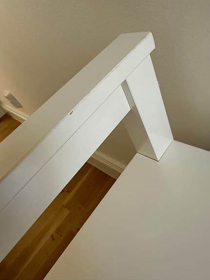 Vit IKEA Sittbänk med skoförvaring