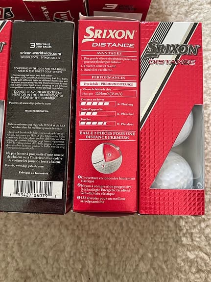 Srixon, Wilson, Callaway m.fl. golfbollar 39st