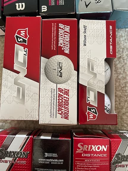 Srixon, Wilson, Callaway m.fl. golfbollar 39st