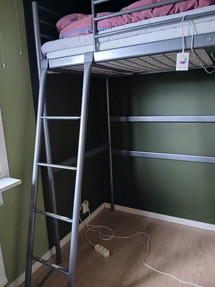 IKEA loftsäng med stege