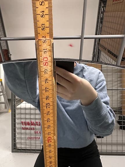 Åhléns Home runt spegel ca 80 cm