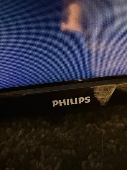 Philips 50" LED-TV svart