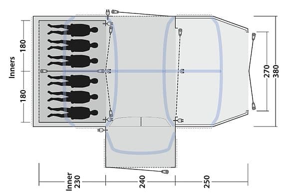 Tält Outwell Airville 6SA