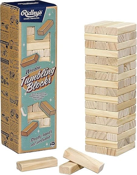 Wooden Tumbling Blocks trätorn spel