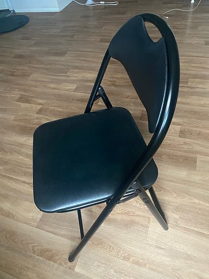 IKEA fällstol svart design Simon Henningsen