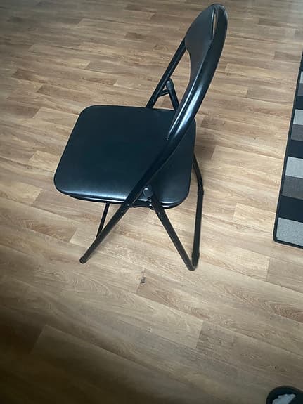 IKEA fällstol svart design Simon Henningsen