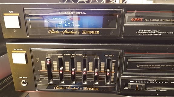 Fisher intergrated amplifier CA321/ Syntesizer FM226