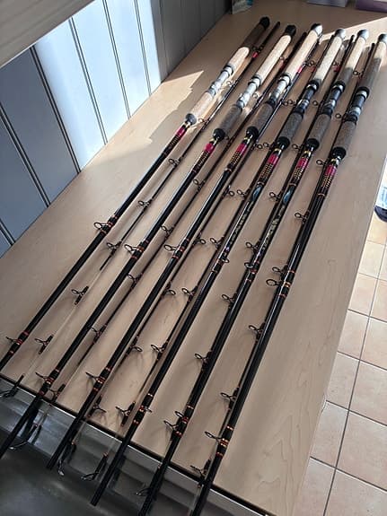 Abu Syncro 7000 och Gold Tiger 222 8'2" spön
