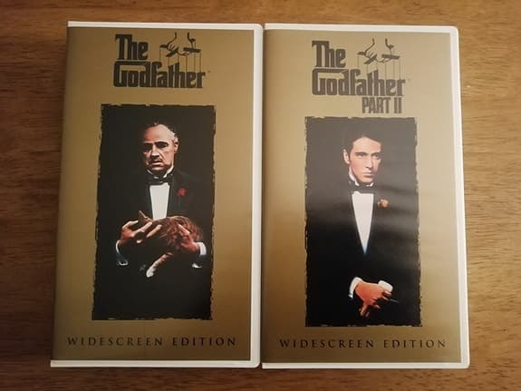 MGskick-The Godfather  VHS, Klassiska filmer, nytt högkvalitativt skyddsfodral