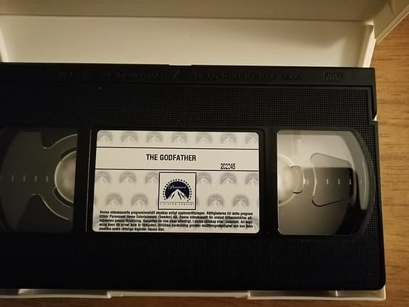 MGskick-The Godfather  VHS, Klassiska filmer, nytt högkvalitativt skyddsfodral