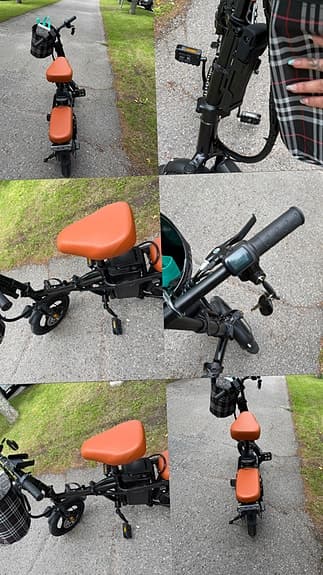 Elcykel 350W – Lätt, smidig och kraftfull, hopfällbar