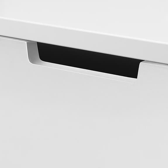 Nordli, Byrå med 8 lådor, vit