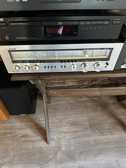 Luxor 3087 stereo receiver silver