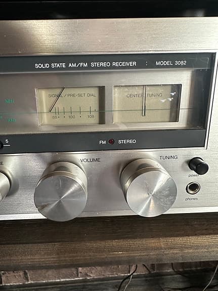 Luxor 3087 stereo receiver silver
