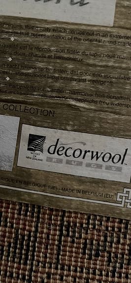 &Tradition Decorwool matta gångmatta rosa mönstrad