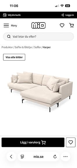 4 Sits soffa Harper från Mio