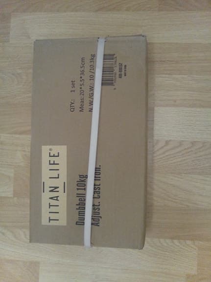 Hantelset Titan Life Dumbbell 10 kg