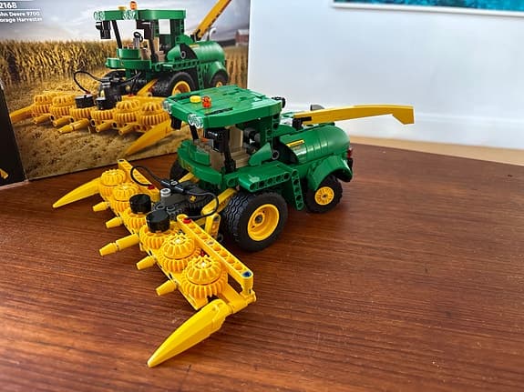 LEGO Technic skördetröska traktor grön/gul