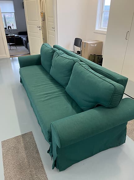 IKEA bäddsoffa 3-sits grön