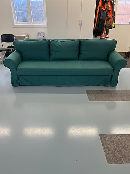 IKEA bäddsoffa 3-sits grön