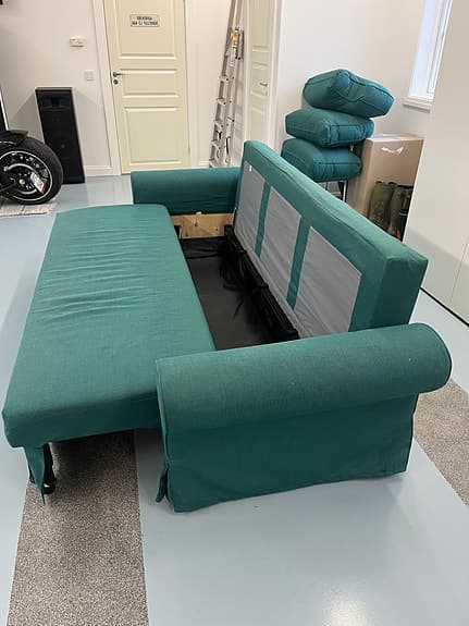 IKEA bäddsoffa 3-sits grön