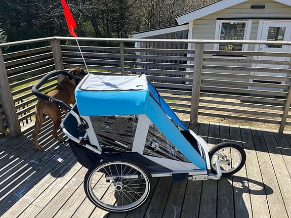 Joggingvagn / Cyckelvagn plats för 2 barn