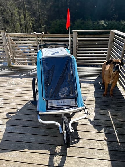 Joggingvagn / Cyckelvagn plats för 2 barn