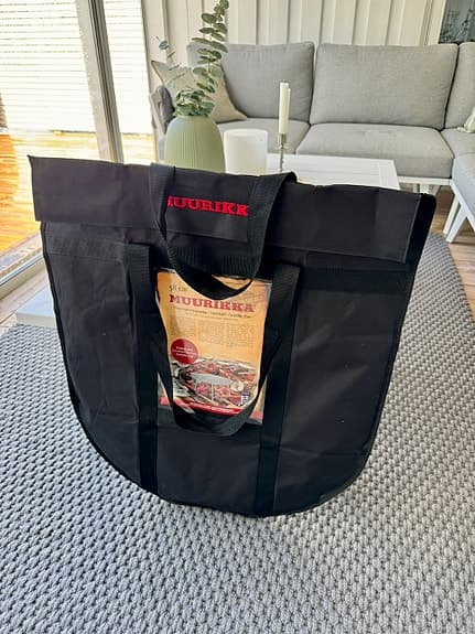 Oanvänd Muurikka stekhäll 58 cm med ben och väska