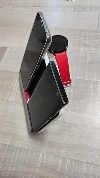 SwanScout 710S Dual Trådlös Laddstation för Samsung – Mobil & Galaxy Watch