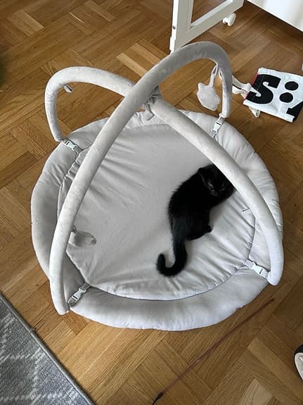 Babygym mjukt grå