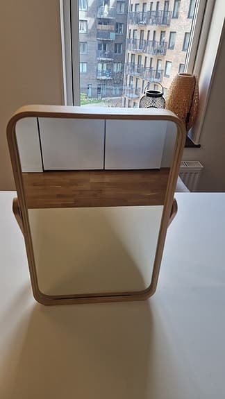 IKEA spegel med träram bord-/väggspegel