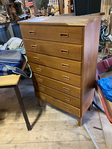 Teak - Byrå - 60tals