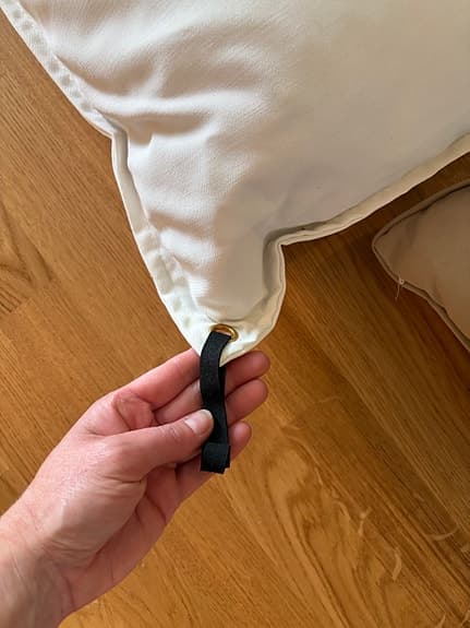 Granit kuddfodral med innerkuddar