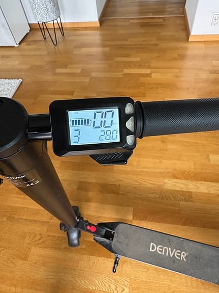 Denver elsparkcykel svart