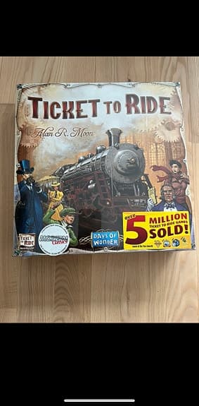Ticket to Ride spel helt nytt