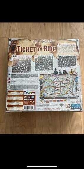 Ticket to Ride spel helt nytt