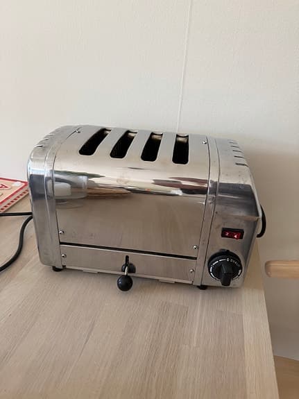 Vintage Dualit brödrost 4 skivor rostfri ny renoverad