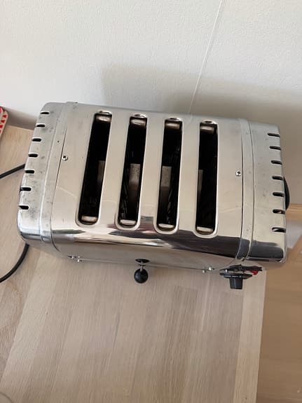 Vintage Dualit brödrost 4 skivor rostfri ny renoverad